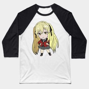 Kakegurui - Mary Saotome Chibi Baseball T-Shirt